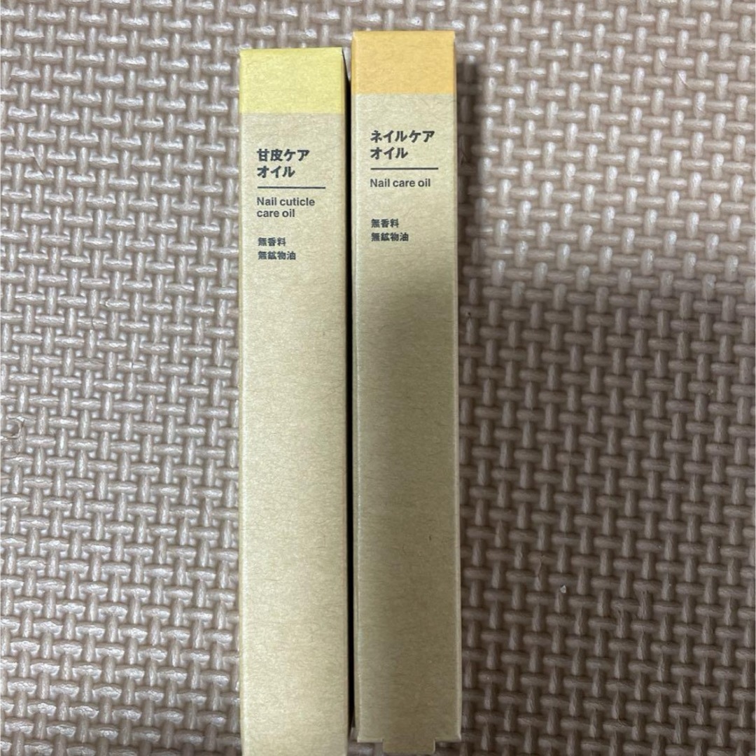 MUJI (無印良品)(ムジルシリョウヒン)の【新品 未開封】 無印 ネイルケアオイル 甘皮ケアオイル セット （現品限り） コスメ/美容のネイル(ネイルケア)の商品写真