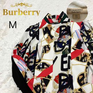 バーバリー(BURBERRY)の◎極美品　バーバリー　Burberry グラフィック　ドレス　ワンピース　マルチ(シャツ/ブラウス(長袖/七分))