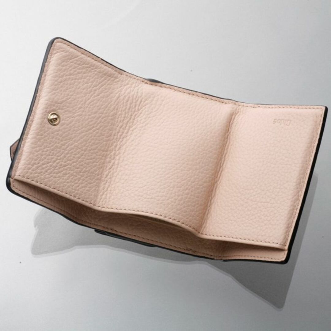 Chloe(クロエ)のK3168M 良品 クロエ 本革 三つ折 ミニ 財布 箱付き SPAIN製 レディースのファッション小物(財布)の商品写真