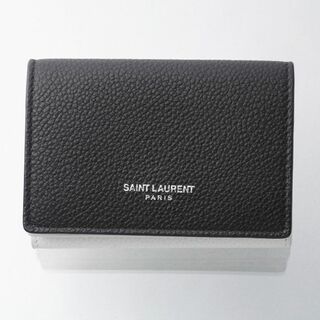 サンローラン(Saint Laurent)のK3172M 美品 サンローランパリ タイニーウォレット 三つ折 ミニ 財布(財布)