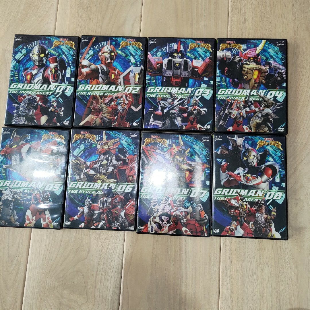 電光超人グリッドマン DVD8巻セット 電光超人グリッドマン DVD8巻セット