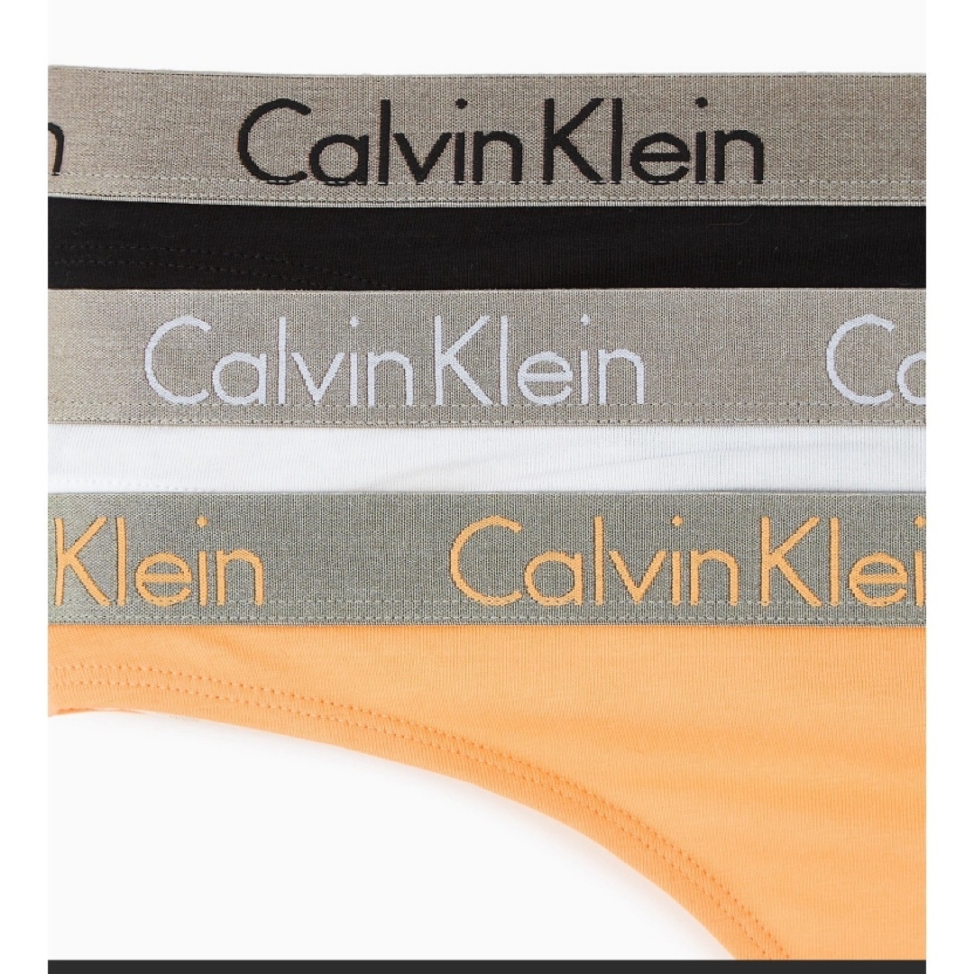 Calvin Klein(カルバンクライン)のCalvin Klein   Tバック  3パック XS 定価6600 レディースの下着/アンダーウェア(ショーツ)の商品写真