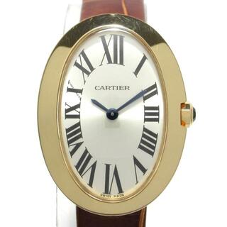 Cartier(カルティエ) 腕時計 ベニュワールSM W8000007 レディース K18PG/新型/クロコベルト シルバー