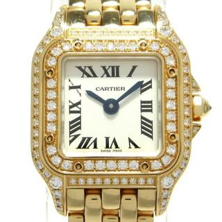 カルティエ(Cartier)のCartier(カルティエ) 腕時計 パンテール ドゥ カルティエ ミニ WJPN0020 レディース 金無垢/二重ダイヤベゼル シルバー(腕時計)