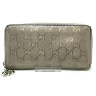 グッチ(Gucci)のGUCCI(グッチ) 長財布 インプリメ 212110 ゴールド PVC(塩化ビニール)(財布)