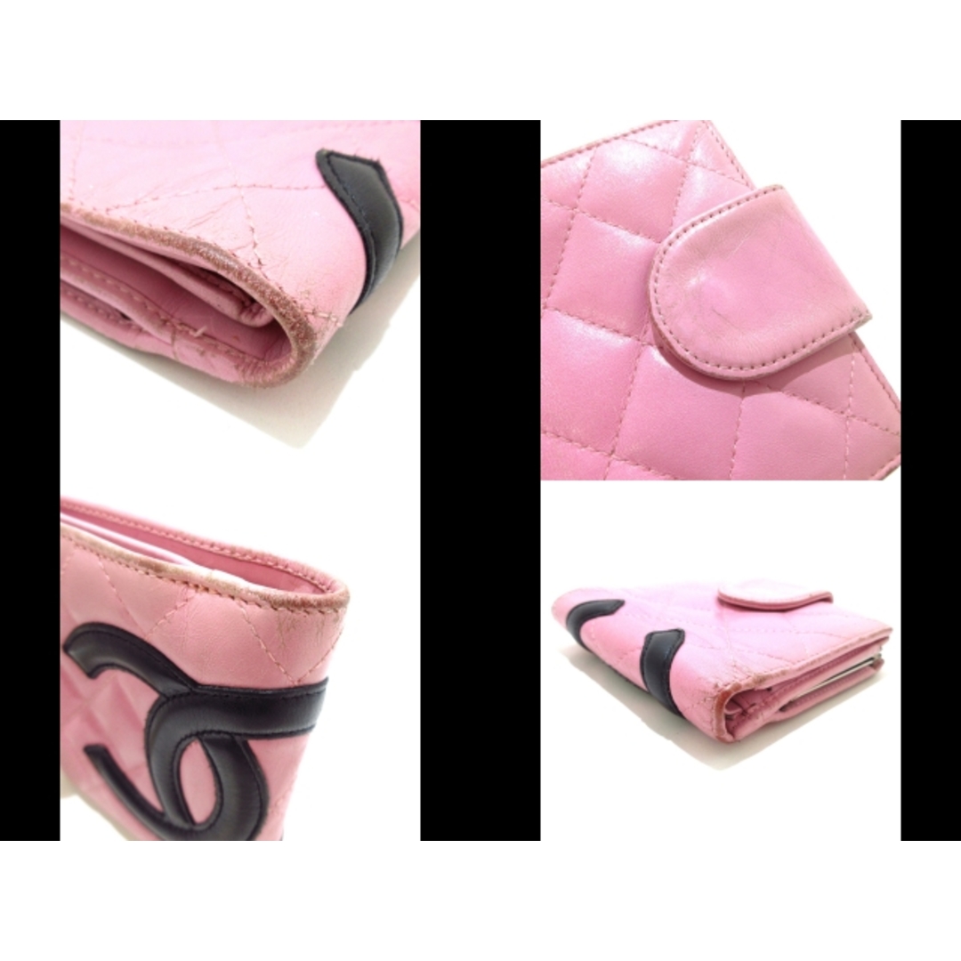 希少】限定品 CHANEL シャネル 二つ折り財布 カンボンライン 希少】限定品 CHANEL シャネル 二つ折り財布 カンボンライン