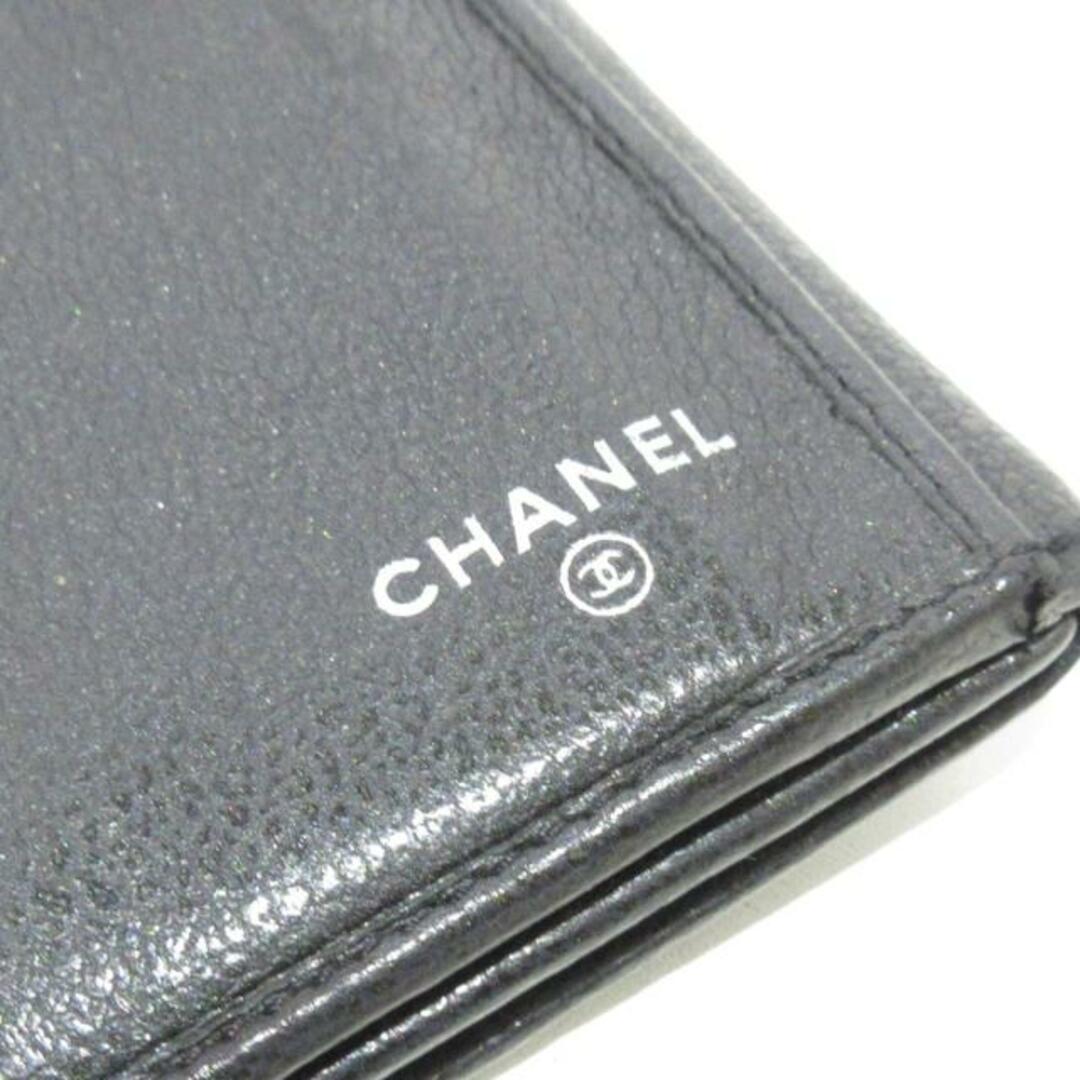 CHANEL(シャネル)のCHANEL(シャネル) 長財布 カメリア 黒 シルバー金具/ココマーク キャビアスキン レディースのファッション小物(財布)の商品写真