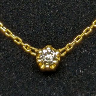 エテ(ete)の686 エテダイヤネックレスK18YGイエローゴールド0.03ct(ネックレス)