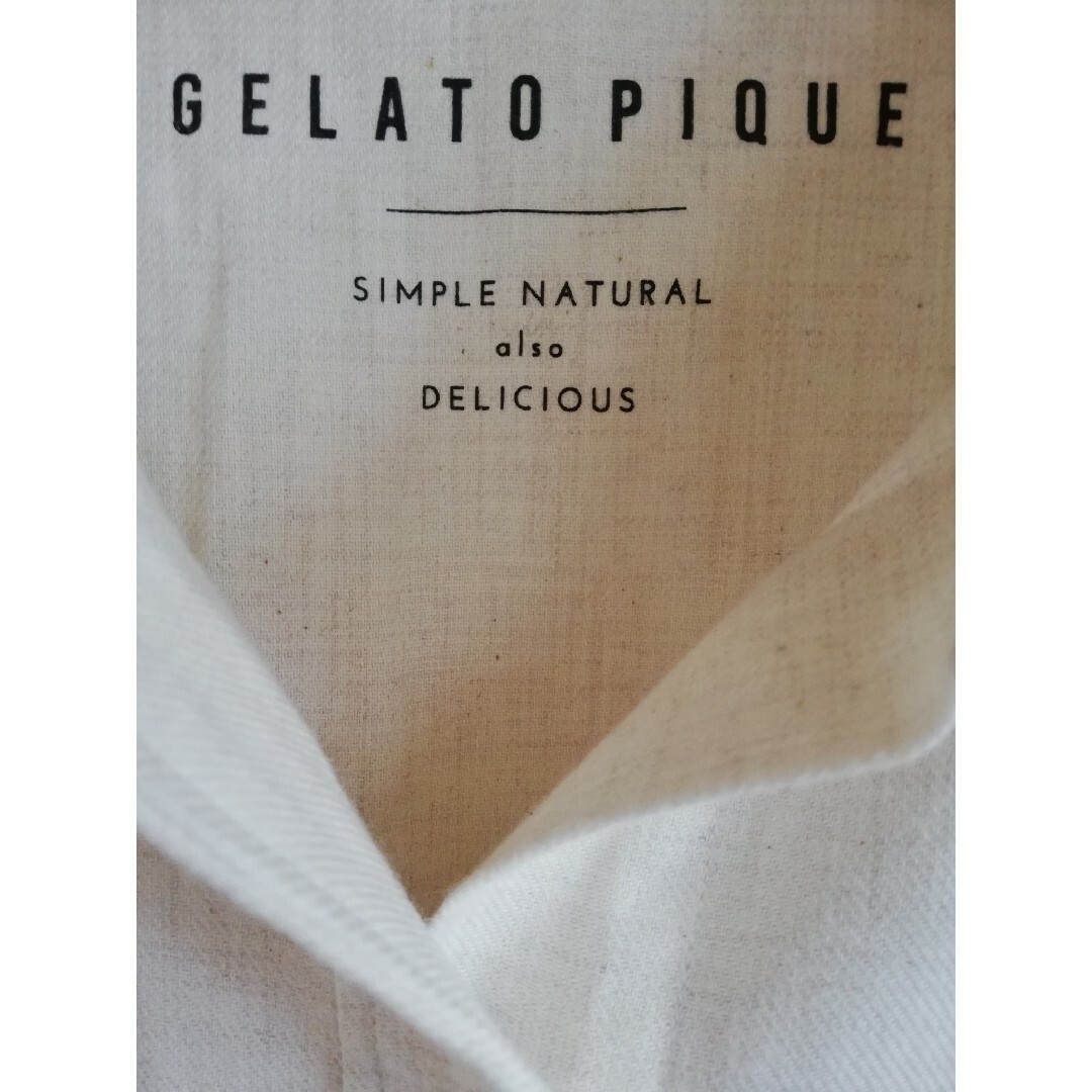 gelato pique(ジェラートピケ)の【新品未使用】gelatepique cottonシャツ:WHITE#Free メンズのトップス(Tシャツ/カットソー(半袖/袖なし))の商品写真