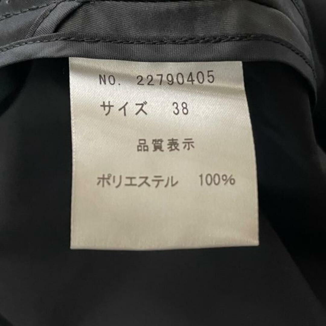 YUKI TORII INTERNATIONAL(ユキトリイインターナショナル)のYUKITORII(ユキトリイ) コート サイズ38 M レディース美品  - 黒 長袖/春/秋 レディースのジャケット/アウター(その他)の商品写真