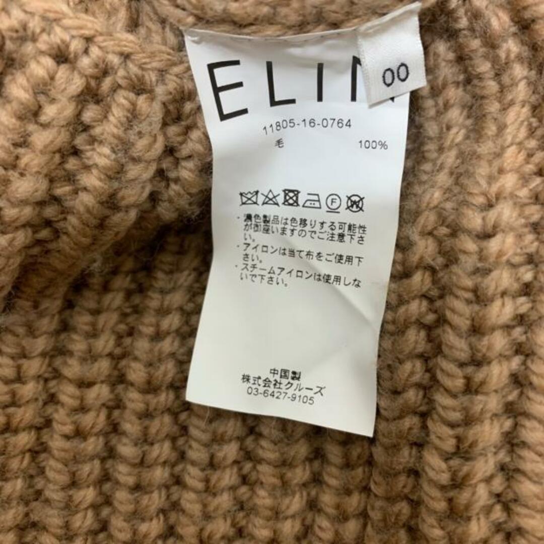 ELIN(エリン) ボレロ サイズ00 XS レディース美品  - ブラウン 長袖 レディースのトップス(ボレロ)の商品写真