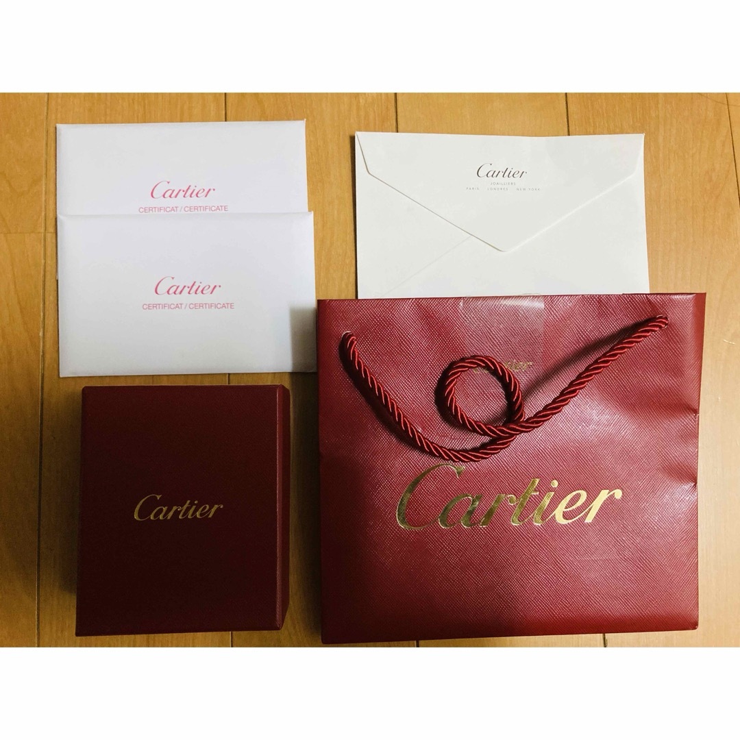 Cartier(カルティエ)の結構指輪　ウエディングリング レディースのアクセサリー(リング(指輪))の商品写真
