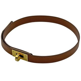 エルメス(HERMES)のエルメス ケリー チョーカー レザー 【中古】(ネックレス)
