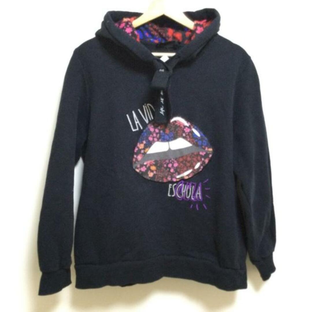 DESIGUAL(デシグアル)のDesigual(デシグアル) パーカー サイズXXL XL レディース - ダークネイビー×レッド×マルチ 長袖 レディースのトップス(パーカー)の商品写真