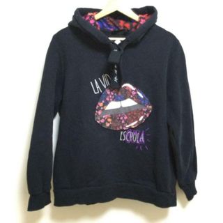 デシグアル(DESIGUAL)のDesigual(デシグアル) パーカー サイズXXL XL レディース - ダークネイビー×レッド×マルチ 長袖(パーカー)