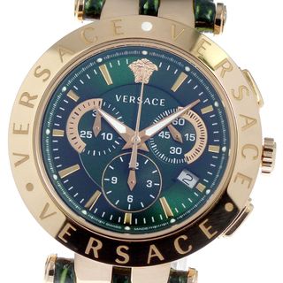 ヴェルサーチ(VERSACE)のヴェルサーチ VERSACE VERQ00420 Vレース クロノグラフ クォーツ メンズ 極美品 内箱・保証書付き_803226(腕時計(アナログ))