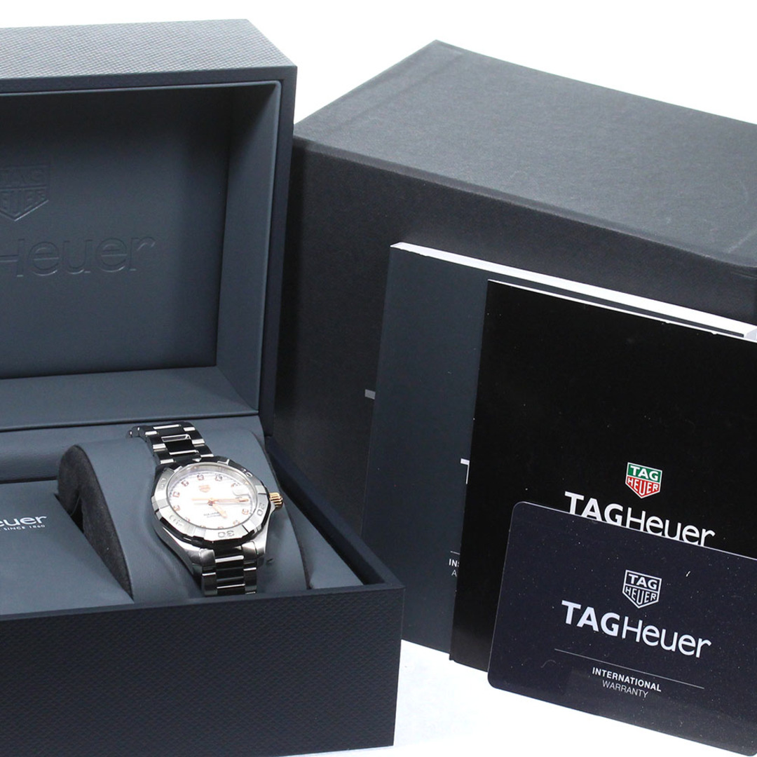 TAG Heuer(タグホイヤー)のタグホイヤー TAG HEUER WBD2320.BA0740 アクアレーサー キャリバー9 11Pダイヤ 自動巻き レディース 美品 箱・保証書付き_801043 レディースのファッション小物(腕時計)の商品写真