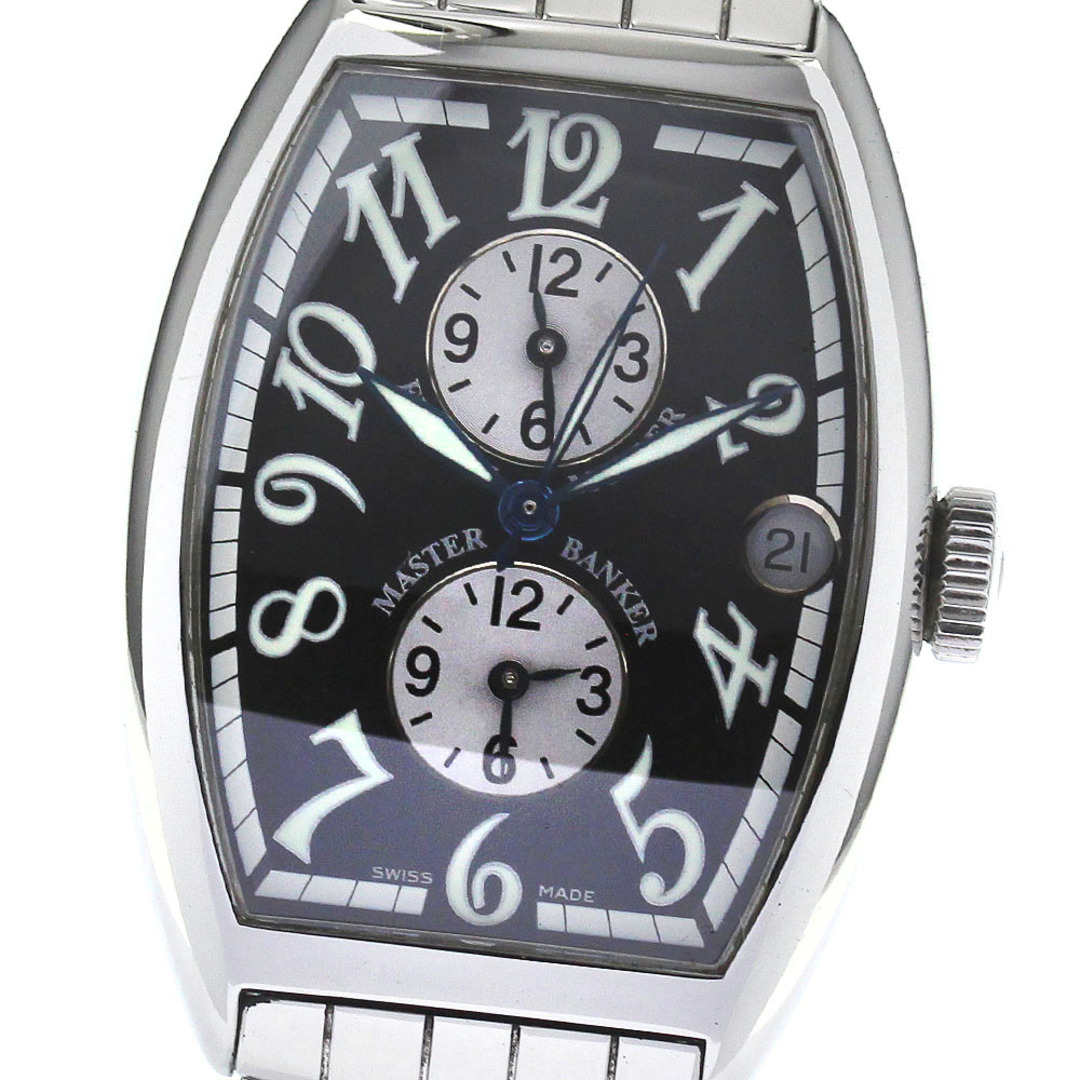 FRANCK MULLER(フランクミュラー)のフランクミュラー FRANCK MULLER 5850MB トノーカーベックス マスターバンカー デイト 自動巻き メンズ 箱・保証書付き_800892 メンズの時計(腕時計(アナログ))の商品写真
