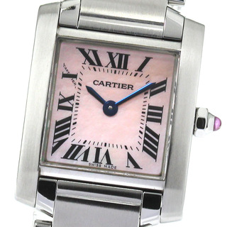 カルティエ(Cartier)のカルティエ CARTIER W51028Q3 タンク フランセーズ SM クォーツ レディース 箱・保証書付き_801251(腕時計)