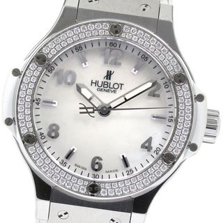 ウブロ(HUBLOT)のウブロ HUBLOT 361.SE.6010.LR.1104 ビッグバン オールホワイト ダイヤベゼル 日本限定 クォーツ レディース 保証書付き_800483(腕時計)