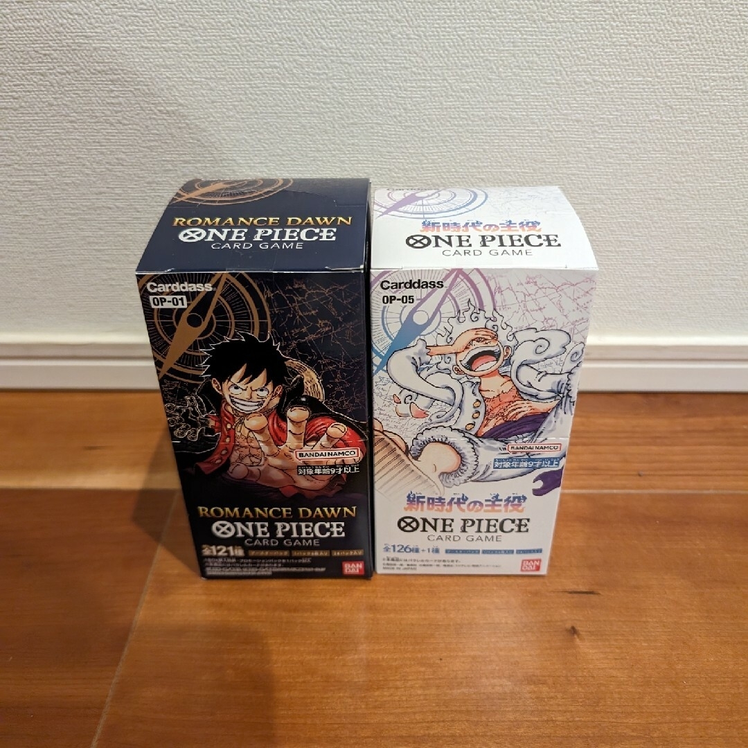 ワンピースカード ROMANCE DAWN 新時代の主役 各1BOX