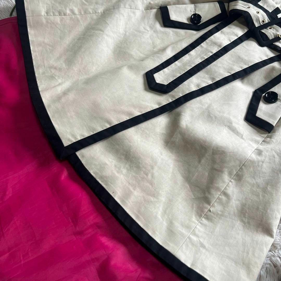 良品】kate spade パイピングトレンチコート ベージュ 0 S 良品】kate spade パイピングトレンチコート ベージュ 0 S