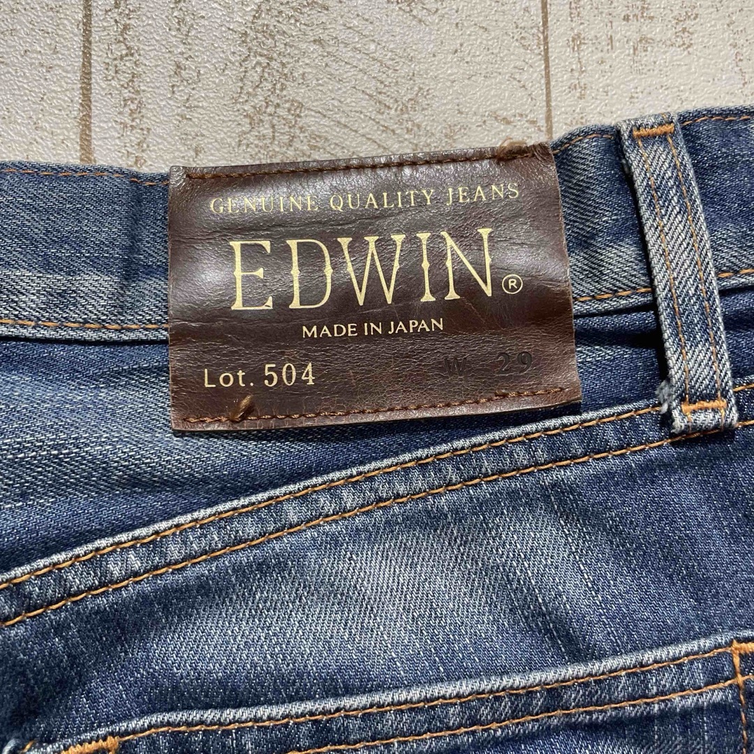 EDWIN(エドウィン)の【EDWIN】エドウィン 50414 ルーズストレートデニムパンツ 29インチ メンズのパンツ(デニム/ジーンズ)の商品写真