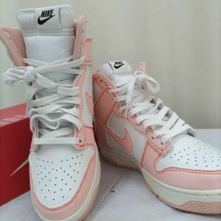 ナイキ(NIKE)のナイキ　ウィメンズ　ダンク　HI1985　DV1143　スニーカー　ピンク(スニーカー)