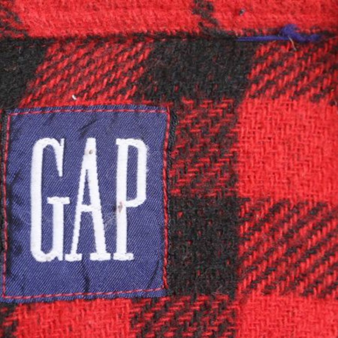 90s OLD GAP チェック ウール CPO シャツ ジャケット メンズ XL 90s OLD GAP チェック ウール CPO シャツ ジャケット メンズ XL
