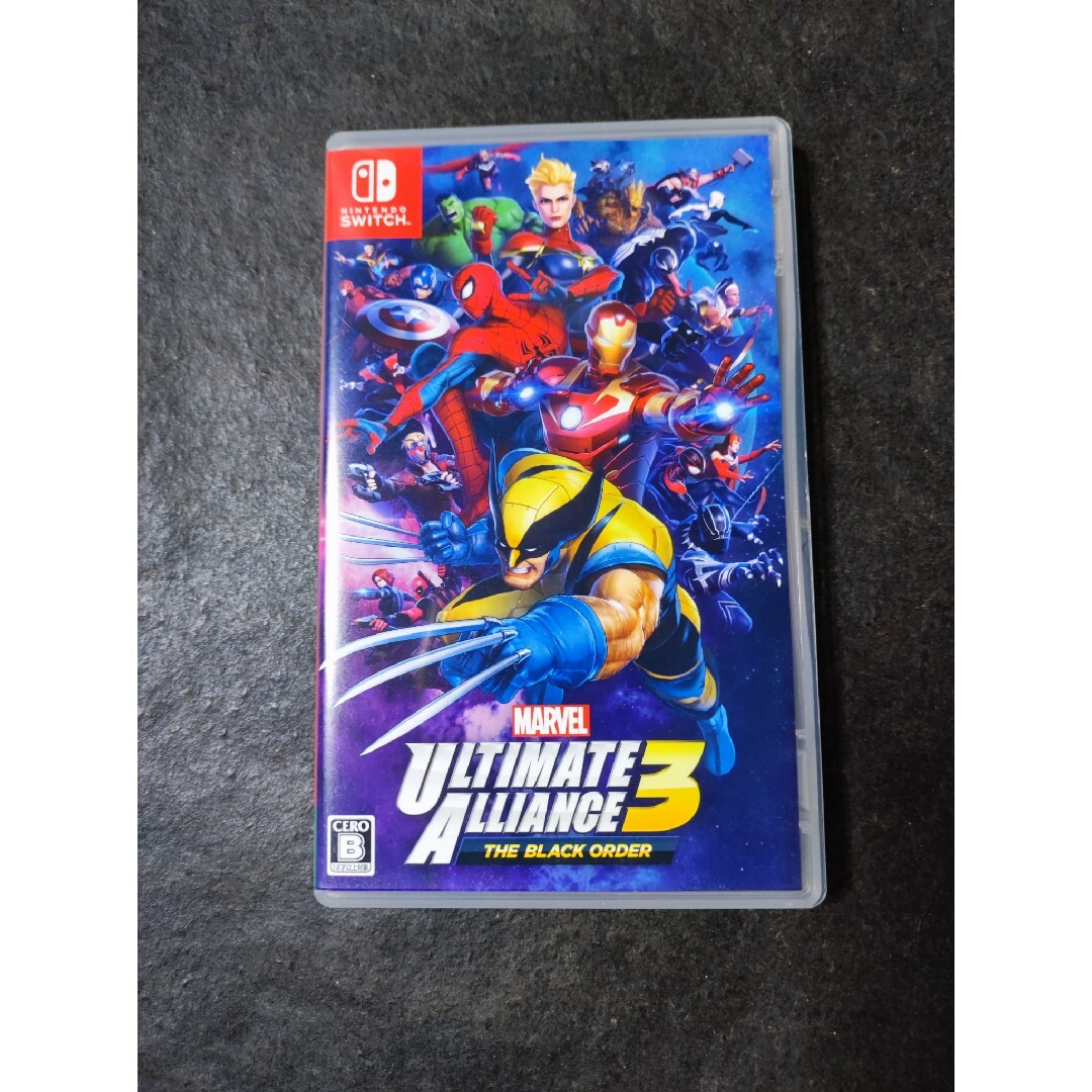 MARVEL ULTIMATE ALLIANCE 3： The Black O… エンタメ/ホビーのゲームソフト/ゲーム機本体(家庭用ゲームソフト)の商品写真