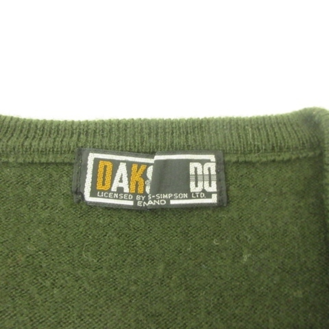 DAKS(ダックス)のダックス ヴィンテージ ウール ニット セーター アーガイル M ■GY31 レディースのトップス(ニット/セーター)の商品写真