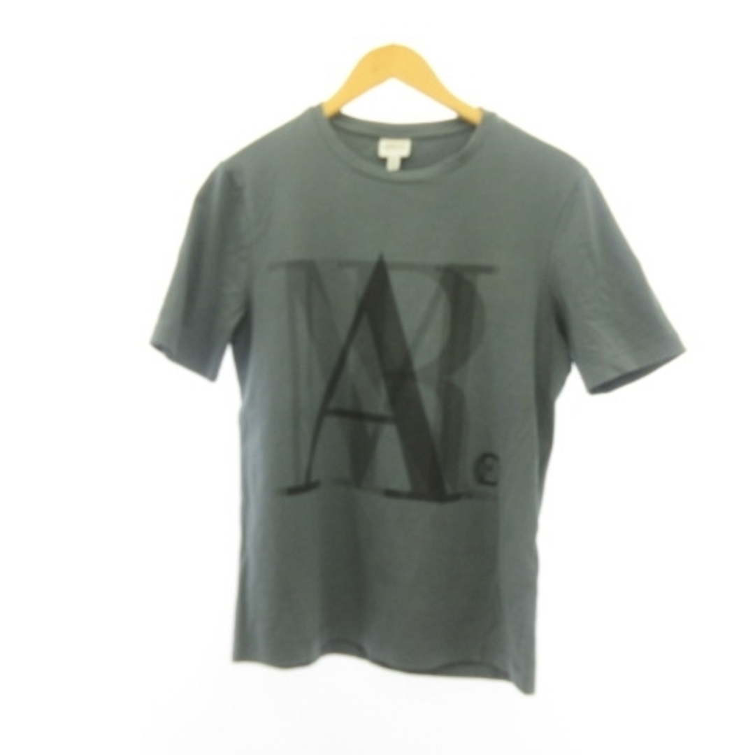 ARMANI COLLEZIONI(アルマーニ コレツィオーニ)のアルマーニ コレツィオーニ ロゴ Tシャツ カットソー 半袖 XS ■GY31 メンズのトップス(Tシャツ/カットソー(半袖/袖なし))の商品写真