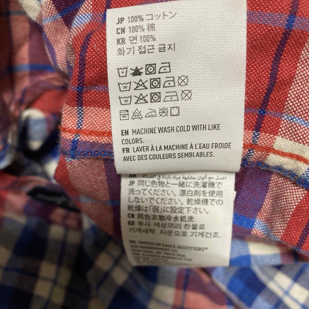 American Eagle(アメリカンイーグル)のアメリカンイーグルチェックシャツMサイズ メンズのトップス(シャツ)の商品写真