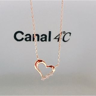 カナルヨンドシー(canal４℃)のカナル4°C k10 ダイヤモンド　ネックレス(ネックレス)