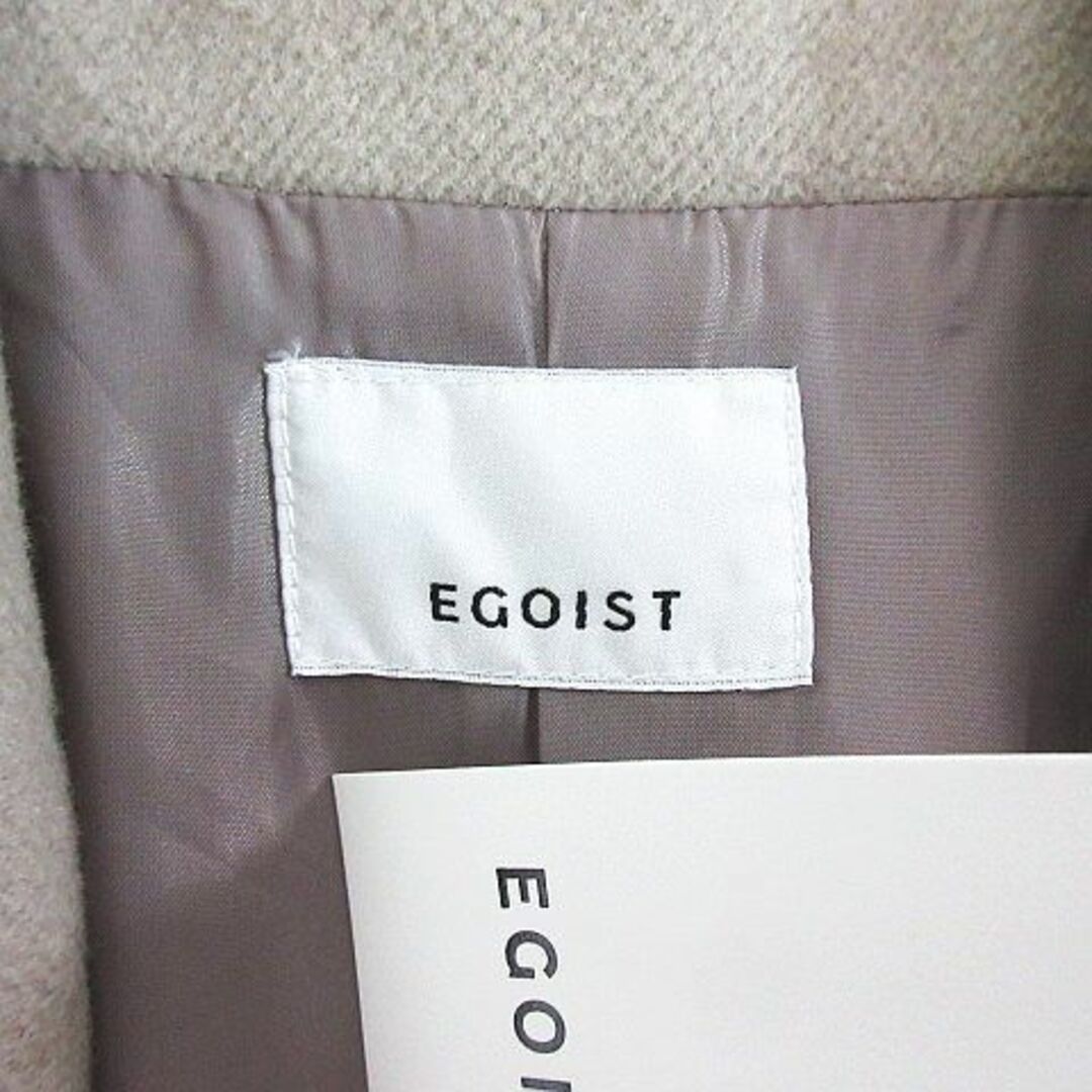 EGOIST(エゴイスト)のエゴイスト コート チェスター 長袖 ロング丈 厚手 ウール混 2 ベージュ レディースのジャケット/アウター(その他)の商品写真