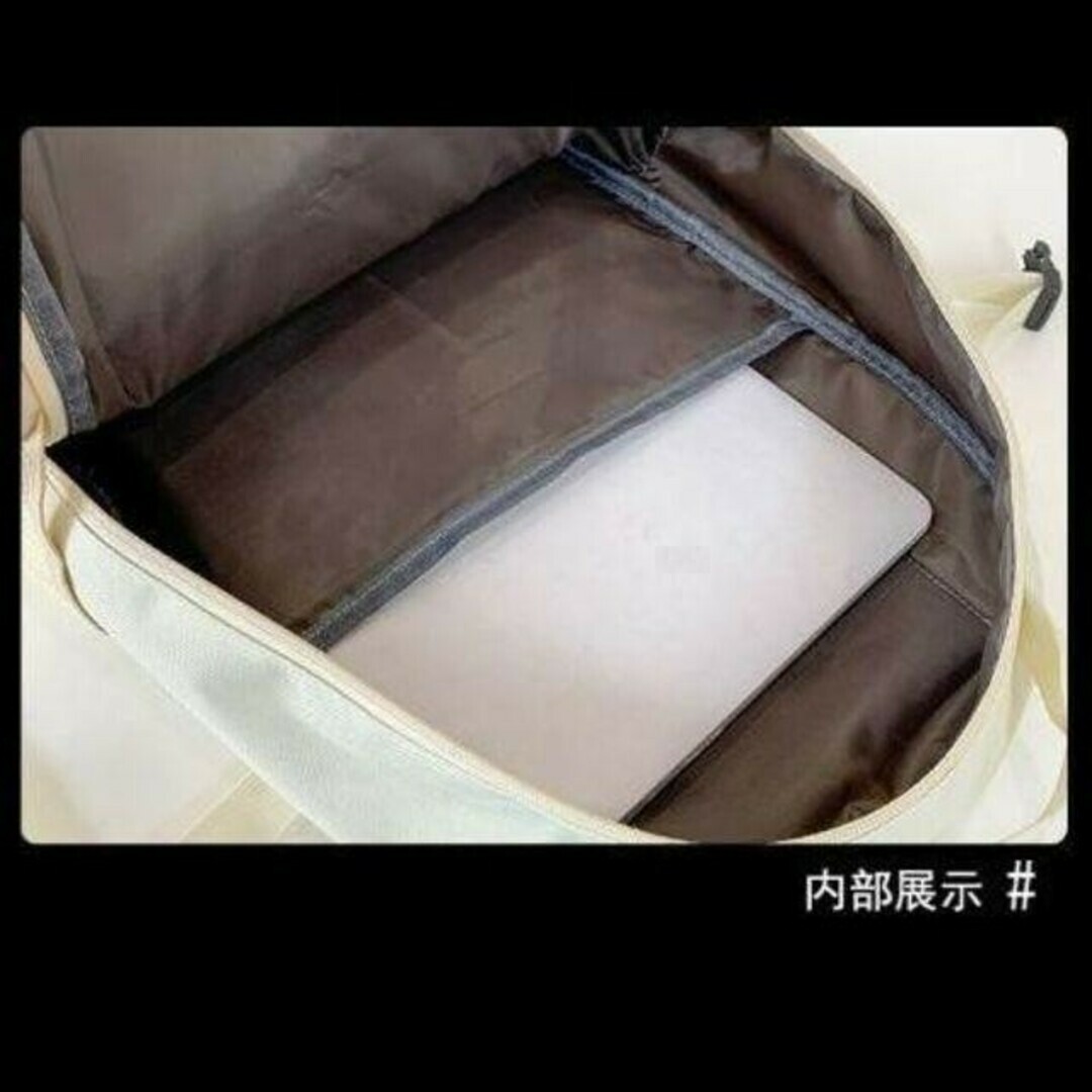 【新学期に☆】大容量韓国デザインリュックサック ブラック 旅行 通学にも レディースのバッグ(リュック/バックパック)の商品写真