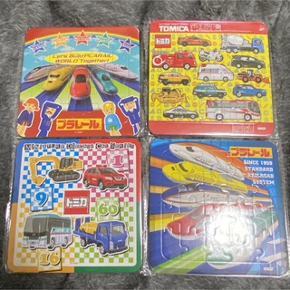 タカラトミー(Takara Tomy)のタカラトミー パズル トミカパズル プラレールパズル 4種類 170(知育玩具)