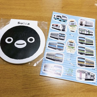 JR Suica ペンギン　電車シール(鉄道)