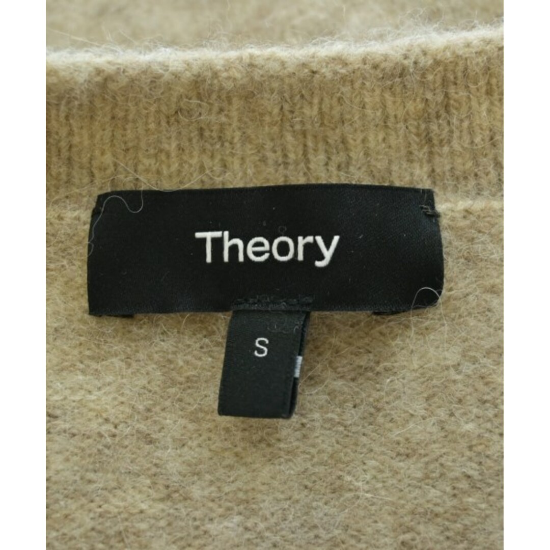 theory(セオリー)のTheory セオリー カーディガン S ベージュ 【古着】【中古】 レディースのトップス(カーディガン)の商品写真