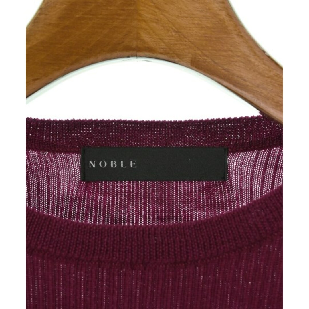 Noble(ノーブル)のNOBLE ノーブル ニット・セーター -(XS位) ピンク系 【古着】【中古】 レディースのトップス(ニット/セーター)の商品写真