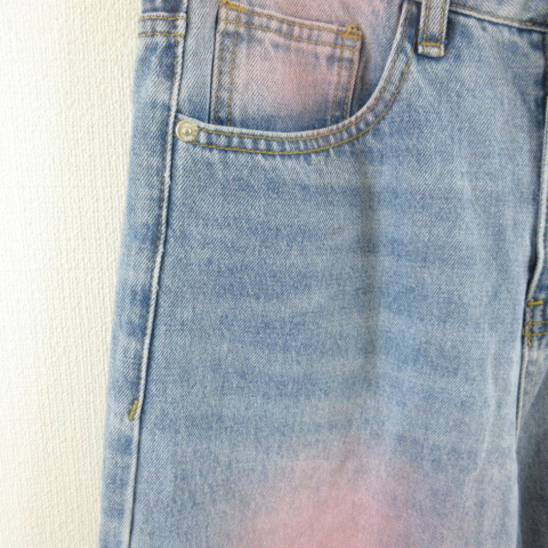 other(アザー)のLazy Tokyo デニムパンツ ジーンズ ロング 水色 ピンク S メンズのパンツ(デニム/ジーンズ)の商品写真