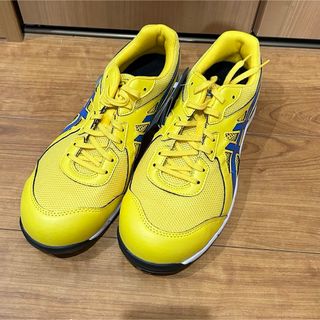 アシックス(asics)のアシックス asics 安全靴 ワーキングシューズ イエロー 27cm (スニーカー)