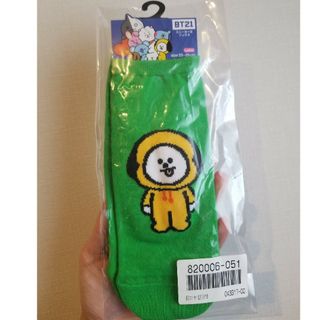 ビーティーイシビル(BT21)の【新品未使用】BT21 スニーカー丈ソックス　23-25cm(ソックス)