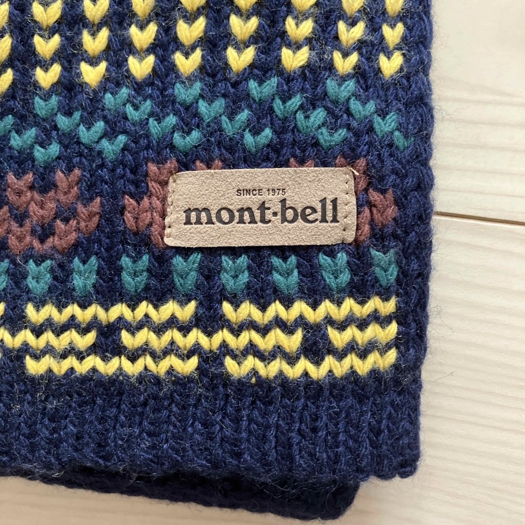 mont bell(モンベル)の【新品・未使用】モンベル　キッズ　マフラー キッズ/ベビー/マタニティのこども用ファッション小物(マフラー/ストール)の商品写真