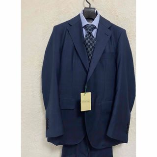 エルメネジルドゼニア(Ermenegildo Zegna)の【新品】秋冬春 エルメネジルドゼニア生地 メンズ スーツ A6 L ブルーグレー(セットアップ)