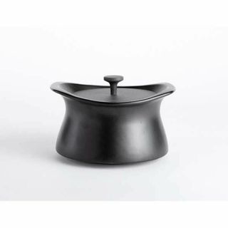 【新品】bestpot（ベストポット）20cm「IH対応」土鍋 2合 ブラック(鍋/フライパン)