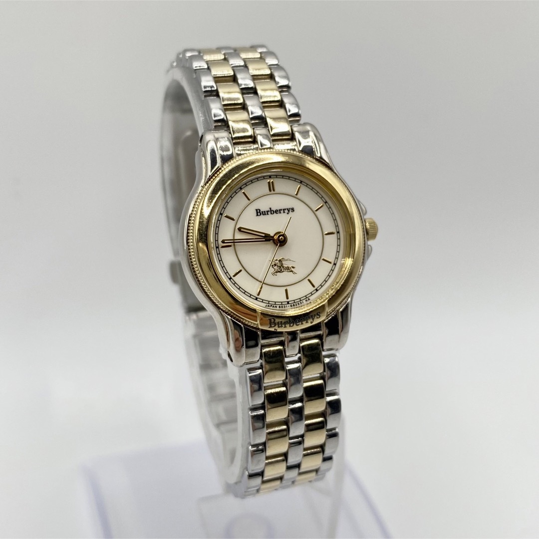 BURBERRY(バーバリー)のBURBERRY バーバリーコマ5付 6031-G13435 白文字盤腕時計 レディースのファッション小物(腕時計)の商品写真