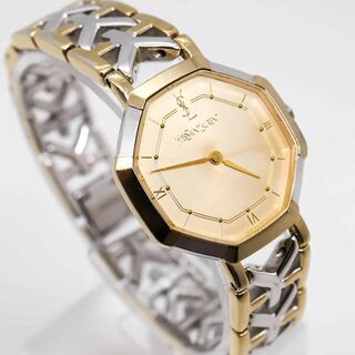 イヴサンローラン(Yves Saint Laurent)の《人気》イヴサンローラン 腕時計 ゴールド Yベルト ヴィンテージ クォーツ l(腕時計)