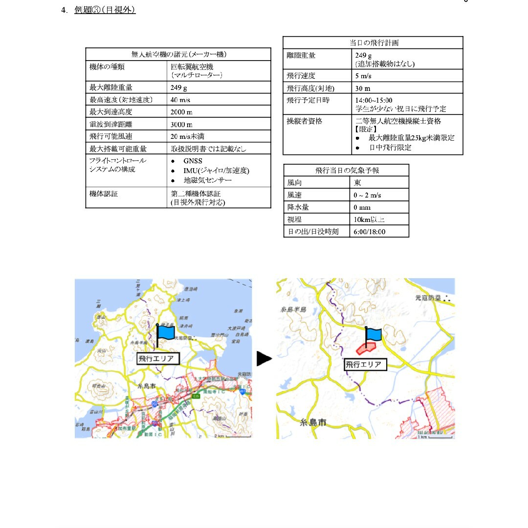 【ドローン机上試験】独学で合格！二等無人航空機操縦士の机上試験　模擬問題4問 エンタメ/ホビーの本(資格/検定)の商品写真