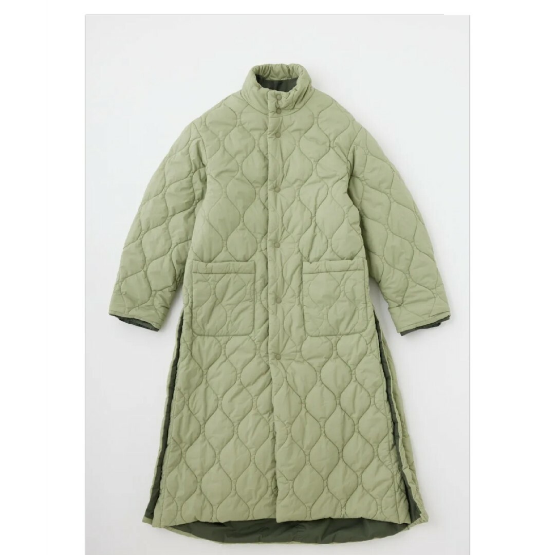 moussy(マウジー)の新品・未使用 Moussy REVERSIBLE PUFFER LONG コート レディースのジャケット/アウター(ロングコート)の商品写真